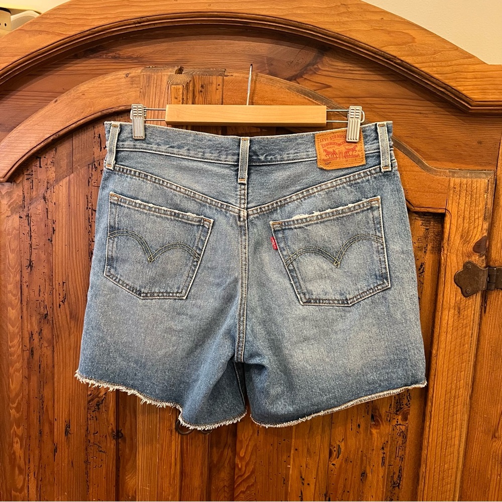 Levi’s 501 Distressed Denim Shorts - Picture 9 of 12